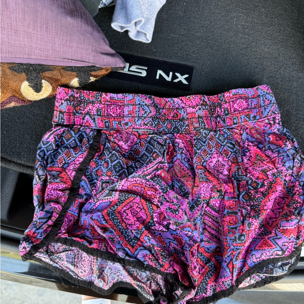 Garage Multicolor Patterned Women's Athletic Shorts